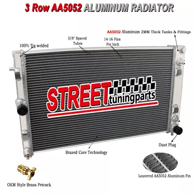 2004-2007 3 Row Aluminum Radiator FOR HOLDEN VZ COMMODORE V6 3.6L PETROL AT/MT • $249