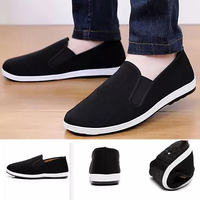 Traditional Chinese Kung Fu Shoes Martial Arts Tai Chi Velvet Shoes • $7.69