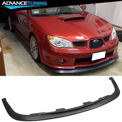 Fits 06-07 Subaru Impreza WRX STI Unpainted Front Bumper Lip Spoiler Splitter PP • $59.98