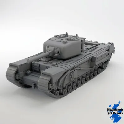 Churchill NA75 Tank WW2 Tabletop Gaming 3D Print • £9.99