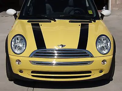 Mini Cooper Bonnet Stripes Hood Vinyl Decal Graphics 2011 2012 2013 Hood Sticker • $29.95