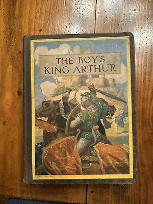 The Boy's King Arthur - Sidney Lanier Illustrated By N.C. Wyeth 1919. MACK99CENT • $0.99