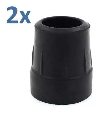 Zimmer Walking Frame Rubber Ferrules Tips Feet 25mm (1 ) Heavy Duty - 2-Pack • £8.27