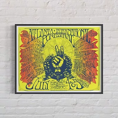 $49.69 • Buy LED ZEPPELIN ‘Atlanta International Pop Festival’ 1969 Concert Poster, 22”x28”