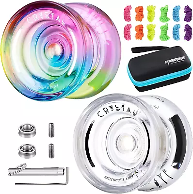 MAGICYOYO 2 Pack Of Yoyo K2 Crystal Responsive Yoyo For Kids Dual Funtion  • $30.10