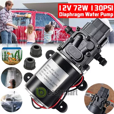 $31.49 • Buy High Pressure Solar Water Pump New 12V DC Motor Self Priming Pump RV Auto Switch