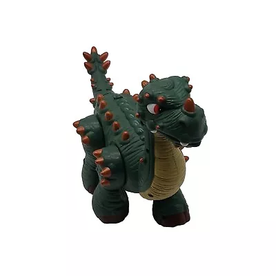 2008 P5454 Fisher Price Mattel Imaginext Spike Jr Green Dinosaur Roaring Walking • $15.99