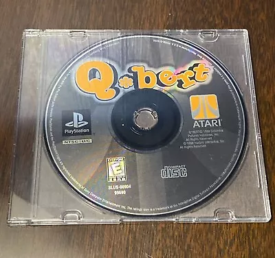QBERT Sony PlayStation 1 PS1 - VINTAGE Atari Arcade Style Video Game DISC ONLY Q • $3.33