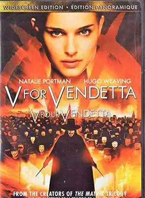 V For Vendetta (Widescreen) - DVD - VERY GOOD • $4.78