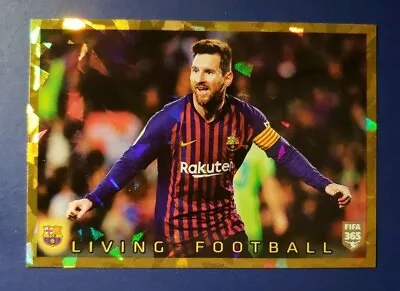 LIONEL MESSI #106 - PANINI FIFA 365 19/2020 Living Football Sticker Holographic • $7.49