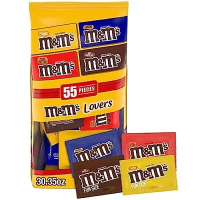 M&M'S Original Peanut Peanut Butter & Caramel Fun Size Bulk Easter Chocolate ... • $20.42