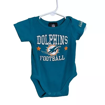 NFL Team Apparel Baby One Piece Miami Dolphins 0-3 Months • $6.30