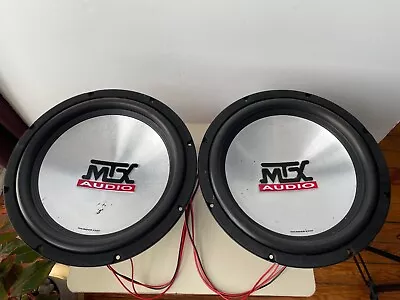 MTX Thunder 5500 Subwoofer Pair Old School Sub Speaker 300 Watt • $254.99