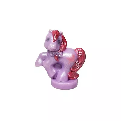 Vintage My Little Pony G1 MLP Pretty 'n Pearly Pearlized Petite Pony Mini Purple • $15.99