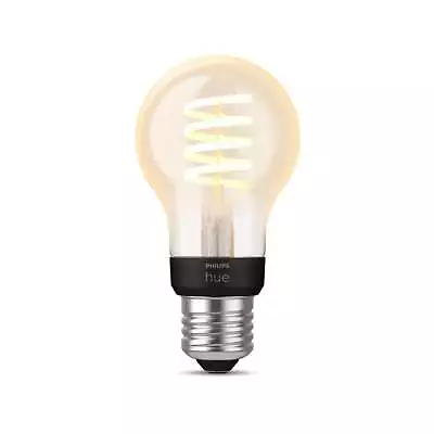 Philips Hue A60 E27 LED 550Lm White Ambient 7W Smart Filament Globe • $88.95