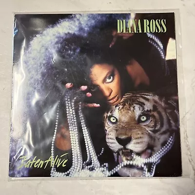 Diana Ross(Vinyl LP)Eaten Alive-Capitol-ROSS 2-UK-1985-EX • £3.60