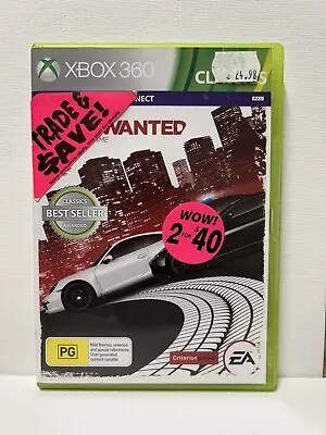 Need For Speed: Most Wanted - Xbox 360 Game Free Post • $5