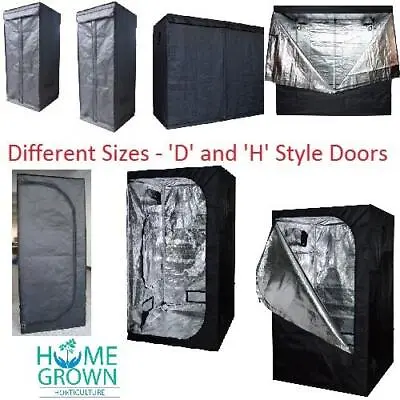 £58.90 • Buy Mylar Grow Tent Aluminium Bud Room Hydrophonics Hydrophonic Light Box Dark New