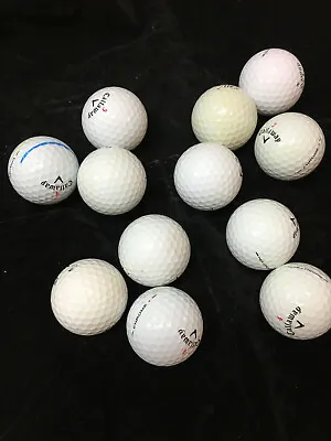 Callaway Hex Chrome/ Chrome+ ....12 Premium AAA Used Golf Balls...FREE SHIPPING! • $15.95