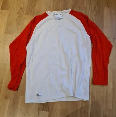 £35 • Buy Adidas X David Beckham Long Sleeve Raglan Baseball Tshirt Size L