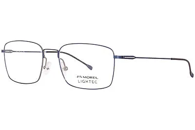 Morel Lightec 30206L BG02 Men's Eyeglasses Blue Full Rim Square Shape 53mm • $49.95