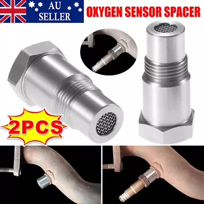 Oxygen O2 Sensor Spacer Adapter Catalytic Converter Fix Check Engine Light AU • $10.45