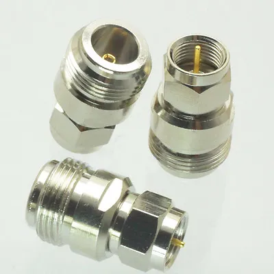 N -Type Female Jack To F Plug Male Straight RF Coaxial Adapter Connector • $1.88