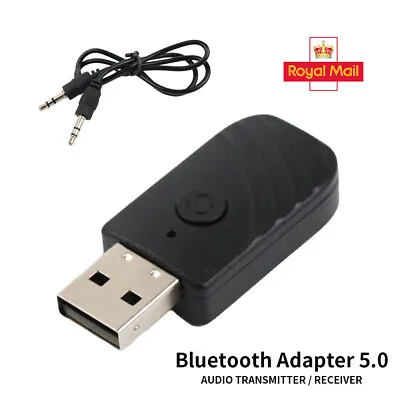 £4.36 • Buy 3in1 Bluetooth 5.0 Audio Transmitter Receiver USB Adapter For TV PC AUX Speaker