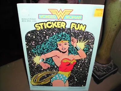 Vintage Wonder Woman Sticker Fun Book Justice League Of America Brand New M 1991 • $29.99