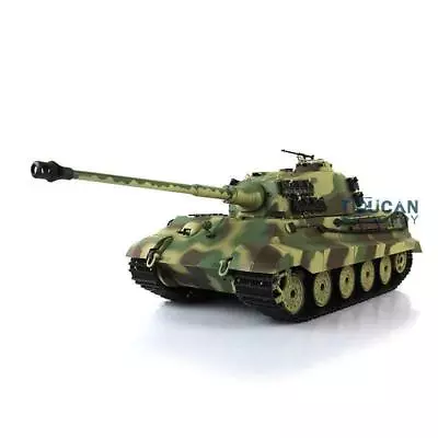 24G Henglong 3888A Plastic GerKing Tiger 70 RTR 1/16 Scale RC Tank Model Gift • $119.96
