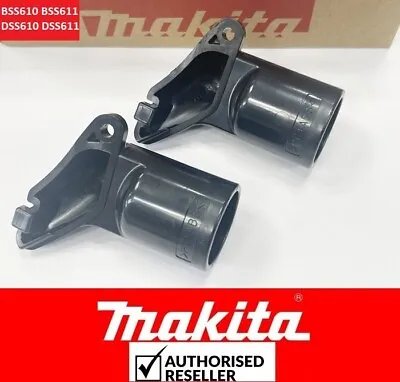2 X GENUINE Makita Plastic Dust Nozzle Circular Saw BSS610 BSS611 DSS610 DSS611  • £8.96