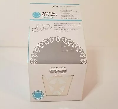 Martha Stewart Crafts Carnival Arches Circle Edge Punch Cartridge Damaged Box • $22.17