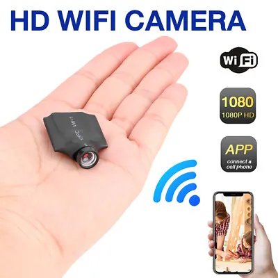 WiFi Wireless 4K Mini Camera Pinhole DIY Security HD Screw IP DVR Nanny Cam/Card • $10.74