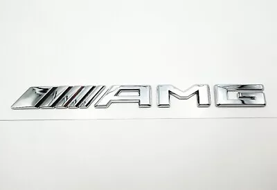 New AMG Emblem Trunk Chrome 3D Rear Badge For Mercedes C E S SL SLK Logo 2017+ • $9.57