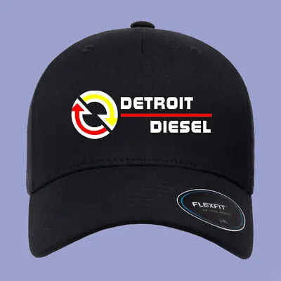 Detroit Diesel Power Racing Black Hat Twill Hat Baseball Cap Size S/M & L/XL • $27.99