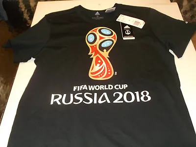 2018 Adidas Russia  World Cup  Soccer Shirt Small Black • $11.04