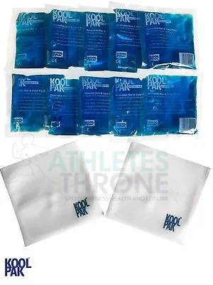 Koolpak Reusable Hot/Cold Sports Ice Gel Pack First Aid Sprains Pain Relief X 10 • £0.99