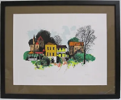 Herb Mears  Country Place  Signed Limited Art Print 143/300 Framed Texas Artist • $187.50