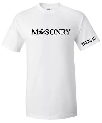 Freemason T Shirt Masonic Logoz USA • $12.95