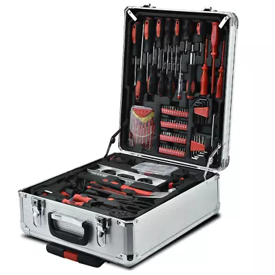 BULLET 925PC Tool Box On Wheels Kit Trolley Mobile Handle Toolbox Storage Set • $171.35