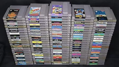 Mixed Nintendo NES Games Tested Cleaned Pick & Choose Discount Shipping • $42