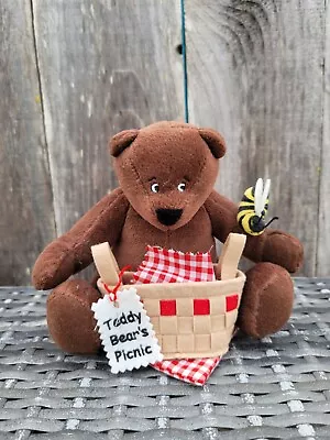 Teddy Bear Picnic Music Box Bear (See Video)  • $16.95