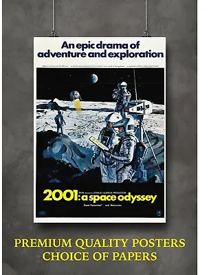 2001 A Space Odyssey Classic Movie Large Poster Art Print Gift A0 A1 A2 A3 Maxi • £22.66