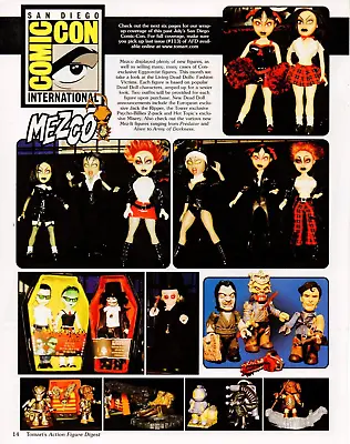 $13.49 • Buy Living Dead Dolls Fashion Victims - 2003 MEZCO Action Figure Toys PRINT AD