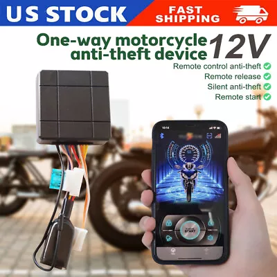 12V Motorcycle Bike ATV Scooter Remote Control Anti-theft Alarm Security System • $29.13