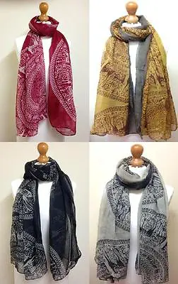 Fashionable Deer Print Scarf/Hijab/Sarong/Wrap/Cover-Up - New • £4.99