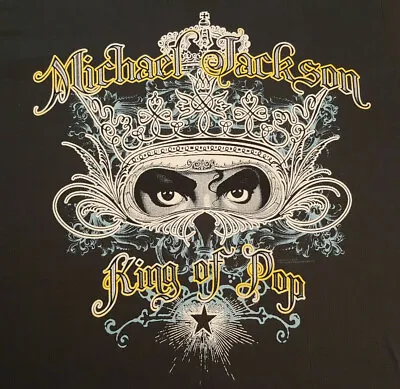 Michael Jackson Dangerous 2009 King Of Pop T Shirt Large Gray EUC INV2133 • $13.24