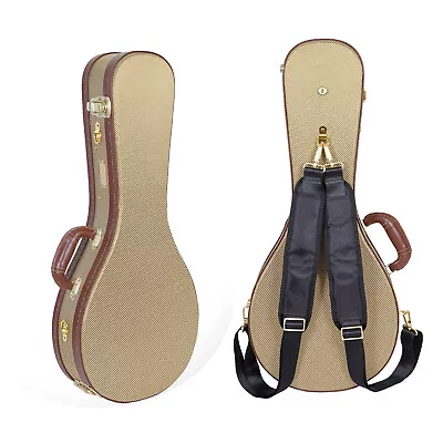 Crossrock A-style Mandolin Hard Case With Fabric Shell Mando Case Guitar Case • $127.99