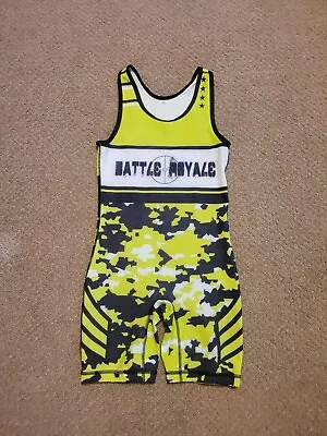 Wrestling Singlet Adult XS Teen Battle Royale Camo Freestyle Greco Folkstyle  • $42