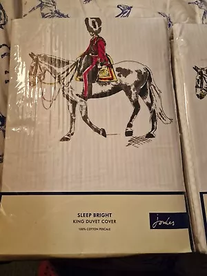 Joules Horse Guard King Size Duvet Cover • £80
